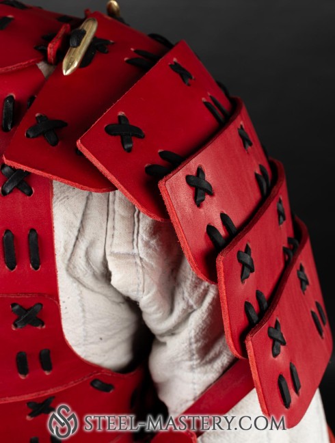 O Yoroi - Japanese samurai leather warrior armor Corazza