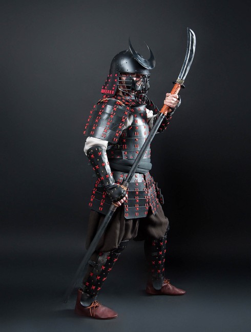 O Yoroi - Japanese samurai leather warrior armor Plate armor
