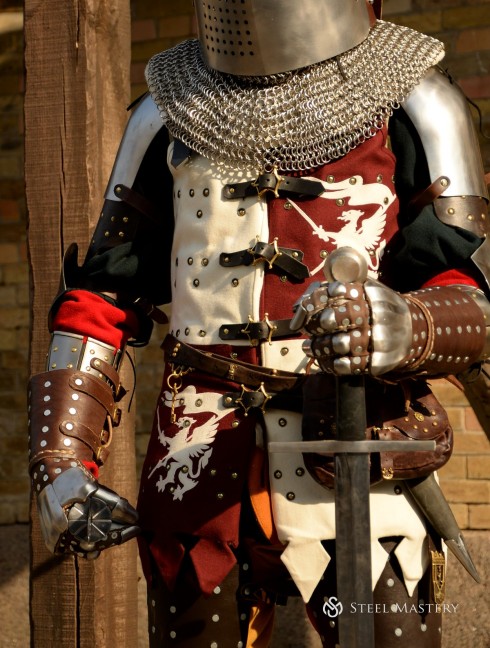 Visby brigandine gauntlets Brigandine armor