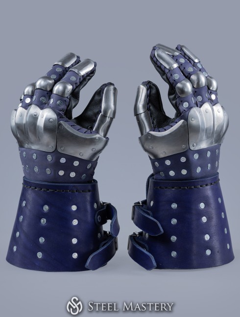 Visby brigandine gauntlets Guanteletes y manoplas de brigandina