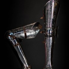 Full plate legs, part of full plate armor (garniture) of George Clifford, end of the XVI century  image-1