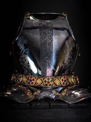 Cuirass, part of full plate armor (garniture) of George Clifford, end of the XVI century