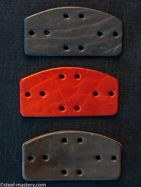 Leather lamellar plates (100 plates in set)  Lamellar plates