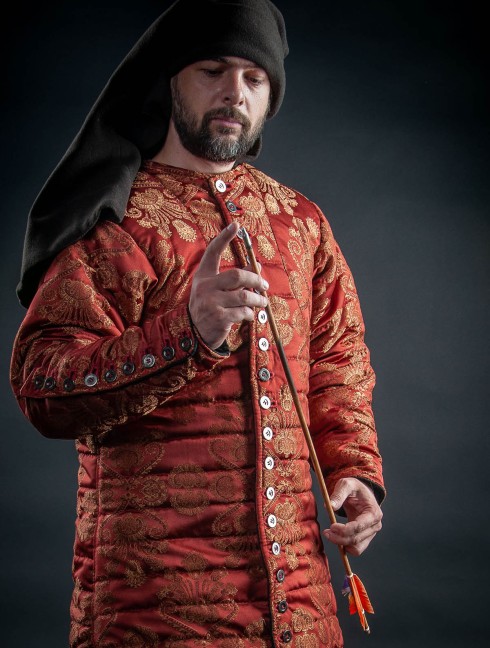 Royal gambeson of patterned fabric Gambesons