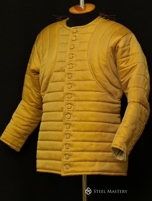 Royal gambeson of patterned fabric Gambesons