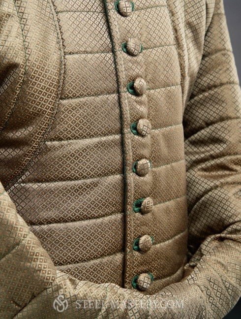 Royal gambeson of patterned  fabric Gambison