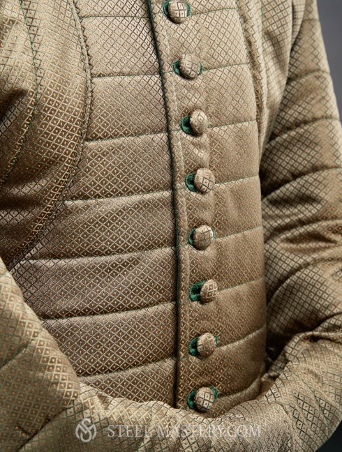 Royal gambeson of patterned fabric Gambesons