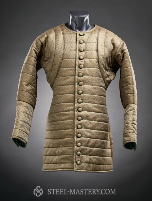 Royal gambeson of patterned  fabric Gambeson