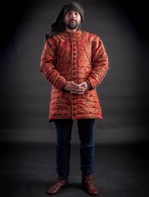 Royal gambeson of patterned  fabric Gambeson