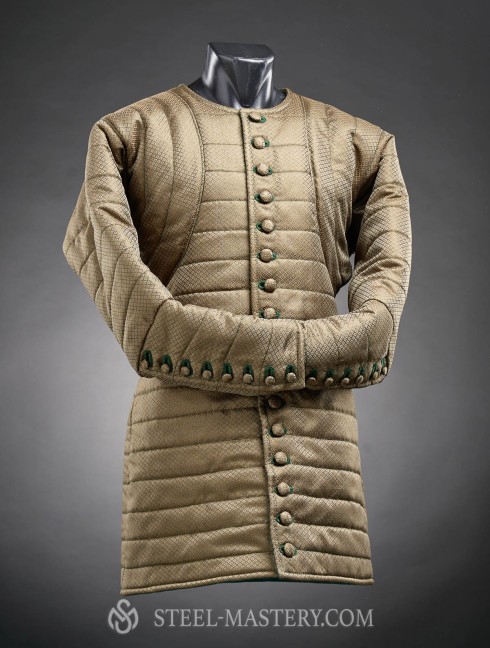 Royal gambeson of patterned  fabric Gambeson