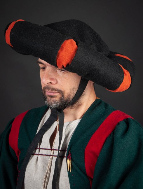 Landsknecht hat with cuts Kopfbedeckungen