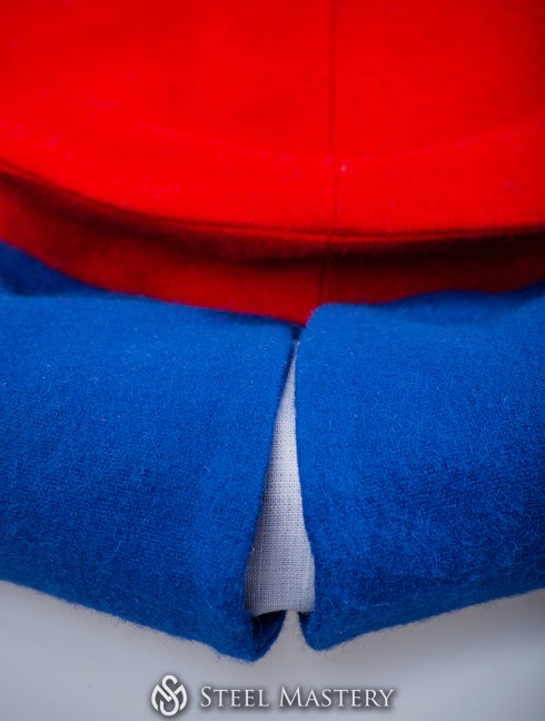 Landsknecht hat with cuts Prendas para la cabeza