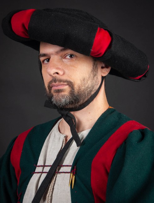 Landsknecht hat with cuts Couvre-chefs