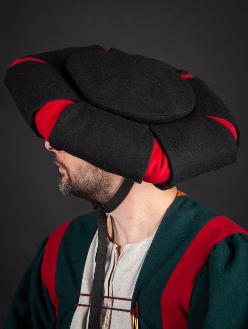 Landsknecht hat with cuts Copricapo