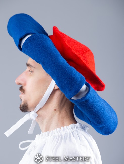 Landsknecht hat with cuts Kopfbedeckungen