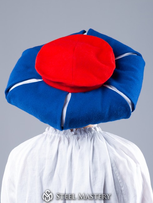 Landsknecht hat with cuts Headwear