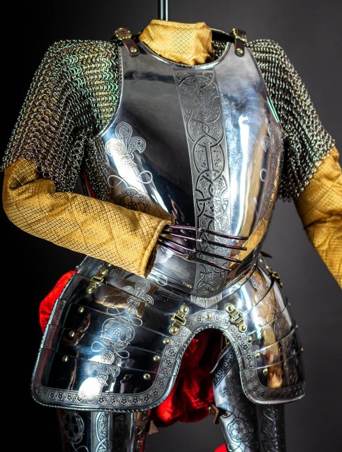 Medieval armor display mannequin Corazza