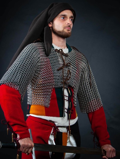 Chainmail camisole for arm doublet for covering armpits Lórigas de malla