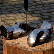 Plate gloves for modern sword fencing image-1