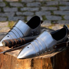 Plate sabatons for modern sword fencing image-1