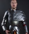 Full arm protection with pauldron, a part of the jousting knight armor, XVI century image-1