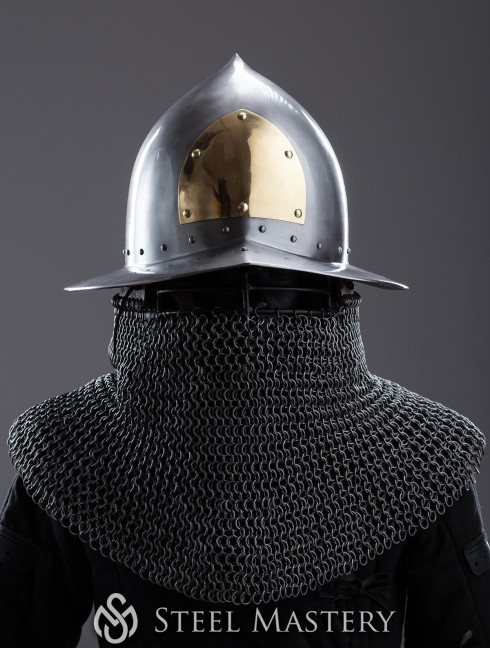 Chapel with bar grill and mail aventail - Louis Armure de plaques
