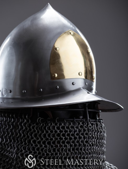 Chapel with bar grill and mail aventail - Louis Armure de plaques