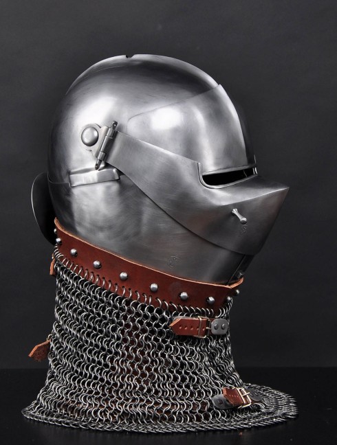 ARMET WITH RONDEL, ITALY, MIDDLE XV CENTURY Plate armor