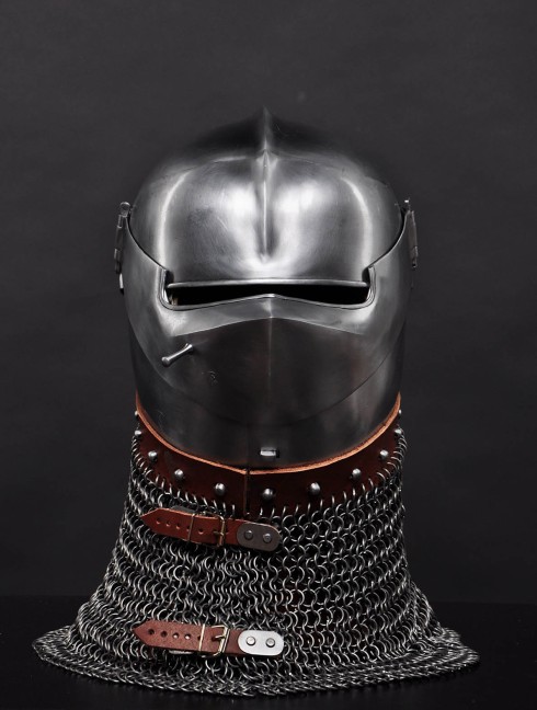 ARMET WITH RONDEL, ITALY, MIDDLE XV CENTURY Plate armor