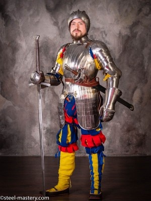 LANDSKNECHT PLATE ARMOR, XVI CENTURY