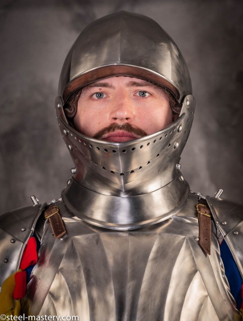 LANDSKNEHT BURGONET HELMET Cascos