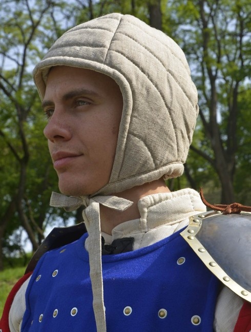 MEDIEVAL PADDED CAP Copricapo