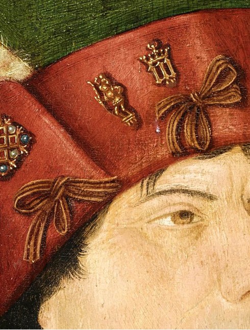 Brooch from PORTRAIT OF NARR POCK, circa 1515 Spille e cerniere