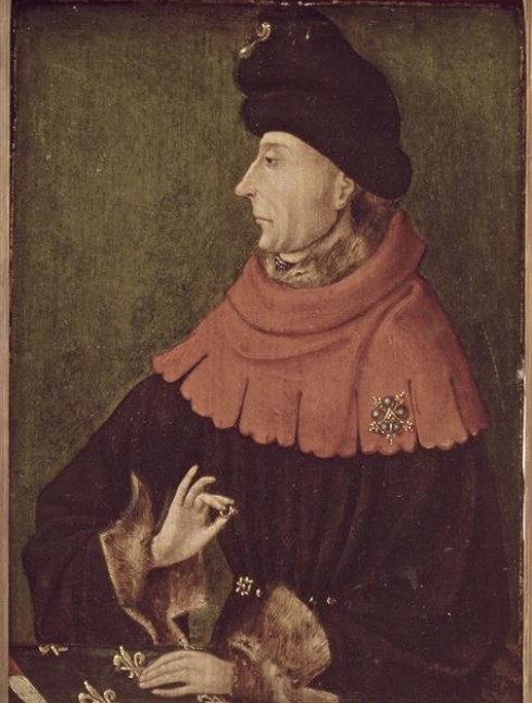 Brooch from the portrait of John the Fearless Duke of Burgundy Brooches and fasteners