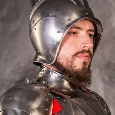 LANDSKNECHT PLATE GORGET, XVI CENTURY image-1