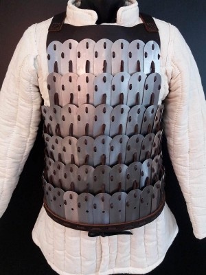 STEEL LAMELLAR ARMOR BREASTPLATE