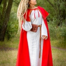 “VIKING STYLE” CLOAK WITH PELERINE image-1