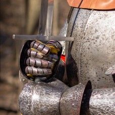 KNIGHT’S BLACKENED PLATE GLOVES, XIV-XV CENTURY image-1