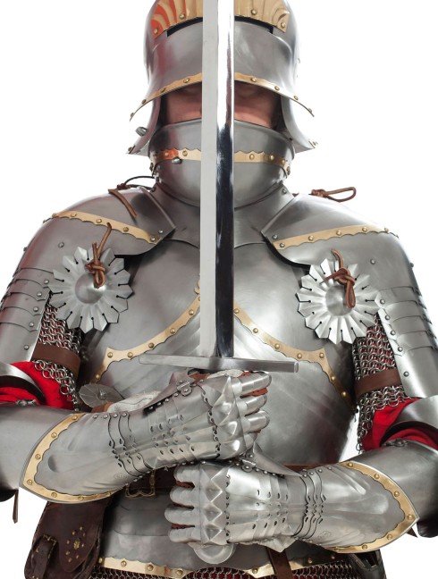 GERMAN GOTHIC CUIRASS, XV CENTURY Kürasse,Brustplatten und Ringkragen