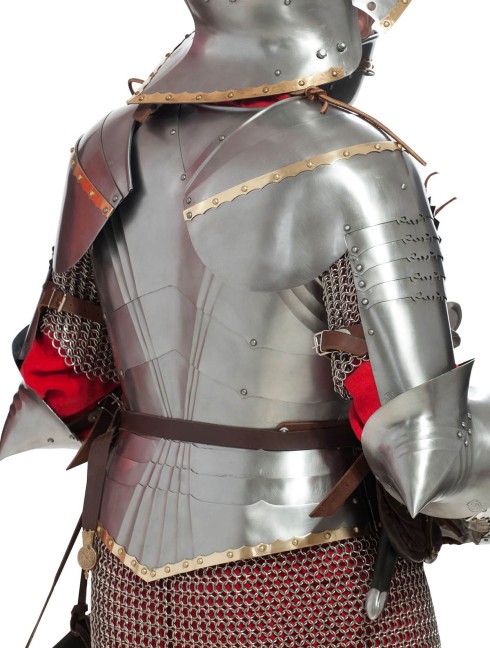 GERMAN GOTHIC CUIRASS, XV CENTURY Corazze, armatura per pettorali, gorgiere