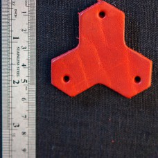 Leather lamellar plates, star shape (100 plates in the set) image-1