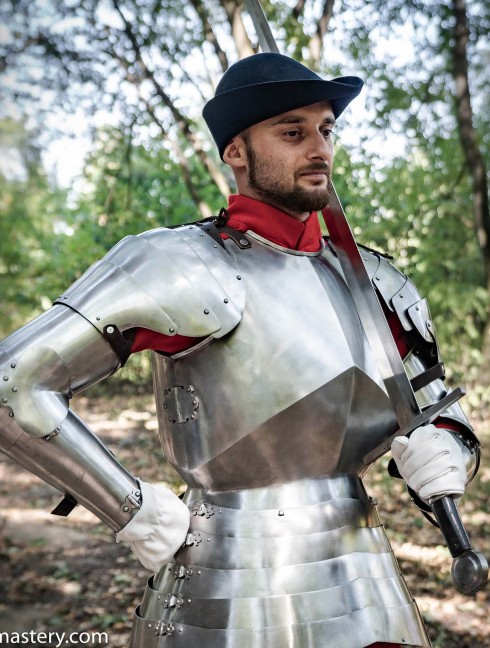 KASTEN-BRUST CUIRASS WITH THE SKIRT Kürasse,Brustplatten und Ringkragen