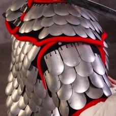 Scale spaulders, part of steel scale armor image-1