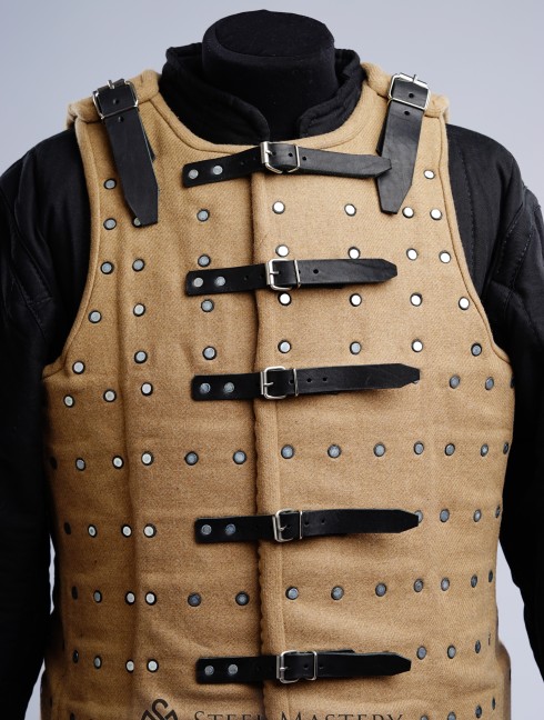LIGHT BROWN WOOLEN BRIGANDINE XXL