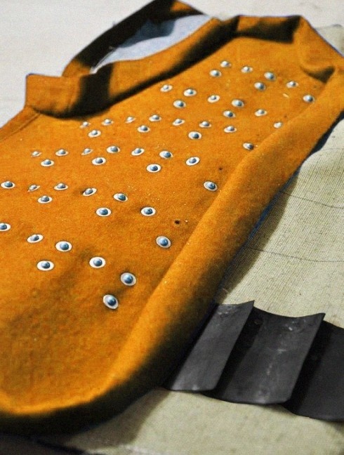 Do It Yourself Brigandine constructor - Yellow Brigandines