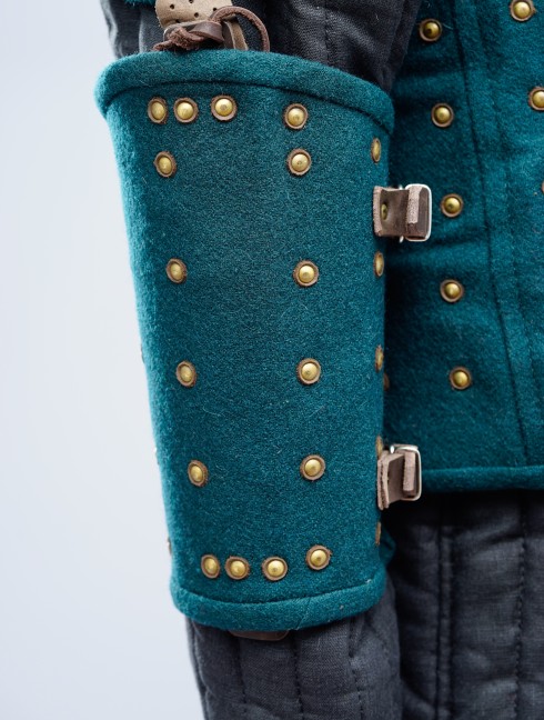 Woolen medieval bracers 