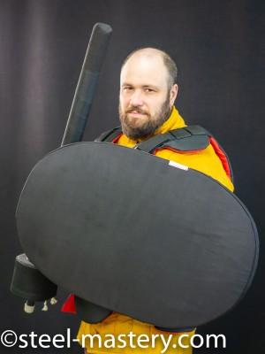 SOFT ARMOR OVAL SHIELD  HEMA