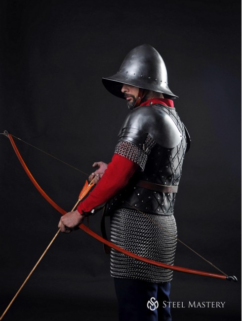 English longbowman – a soldier of fortune Full armour