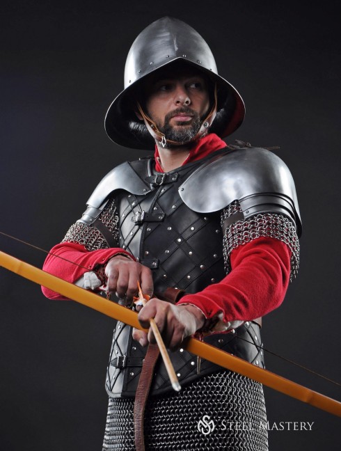 English longbowman – a soldier of fortune Full armour