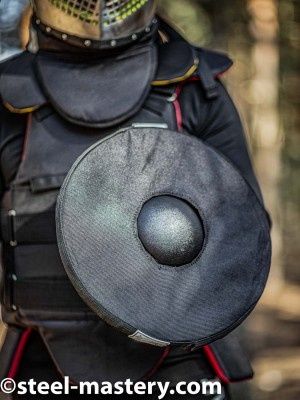 Soft armor Buckler with umbon